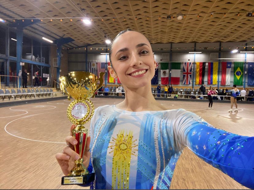 La funense María Belén Leva obtuvo la medalla de bronce en el Mundial de patín